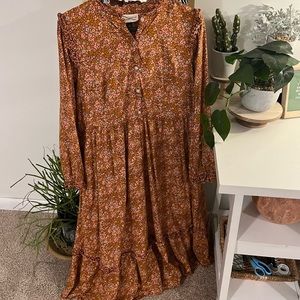 Orange and Pink Dress